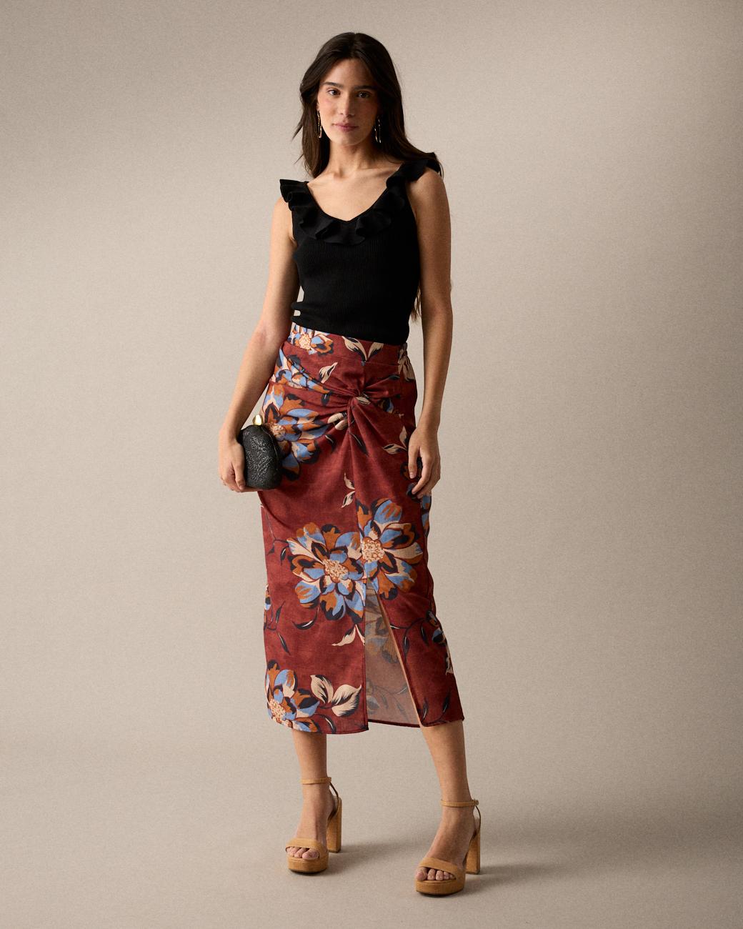 Top a maglia Celine