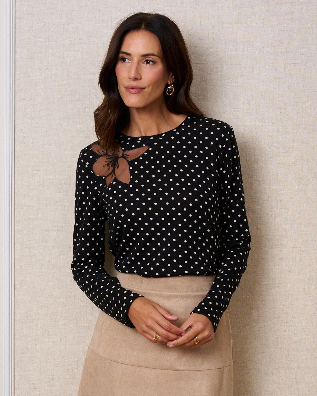 T-shirt a pois Sole