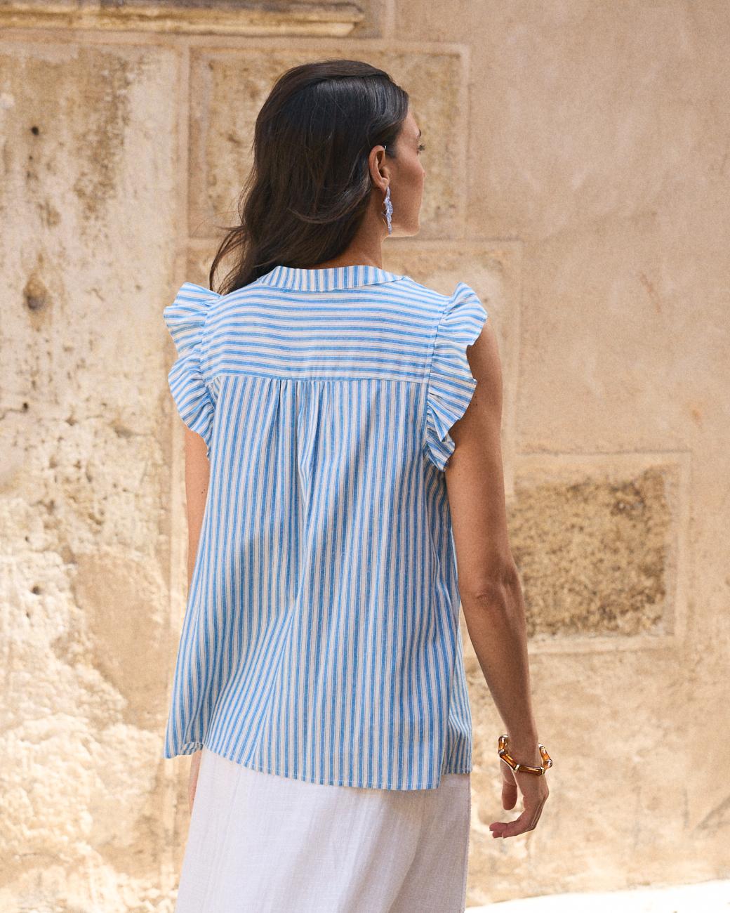 Camicia con Volant Lusiana