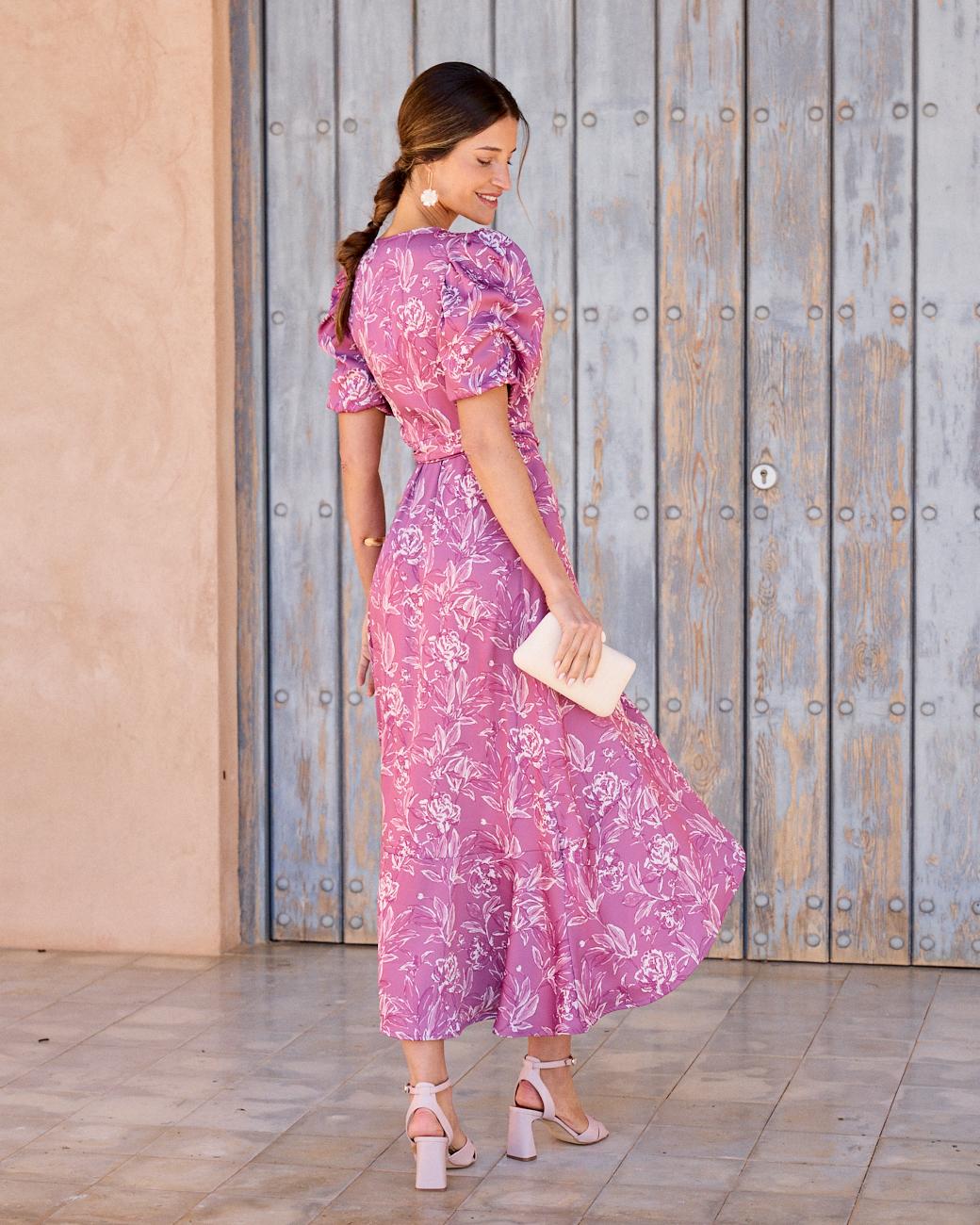 Vestito con Scollo Violetta