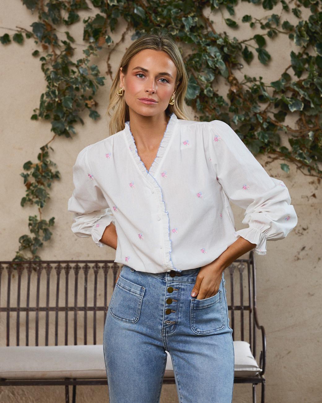 Camicia a righe Rocío