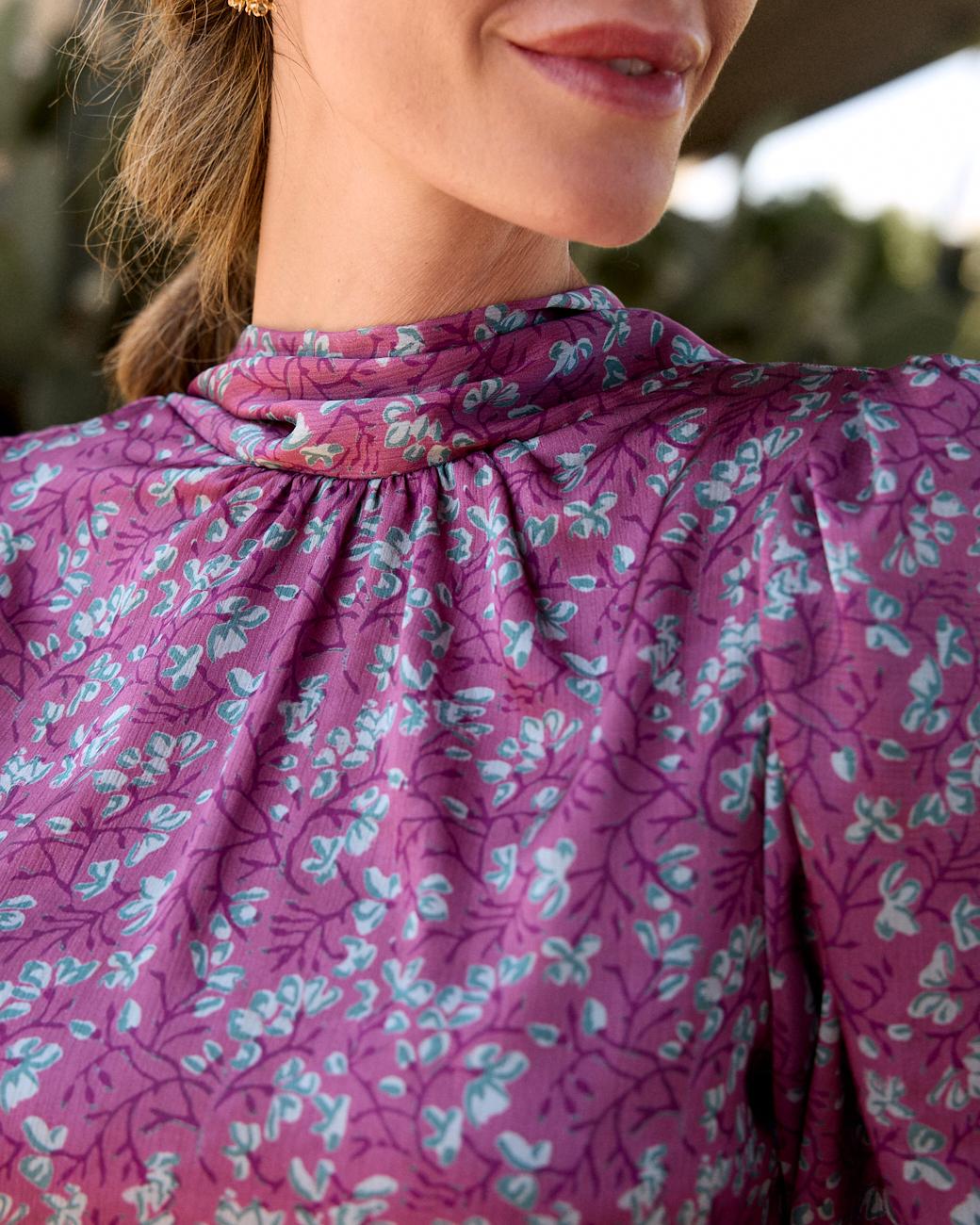 Vestito lungo con stampa Min
