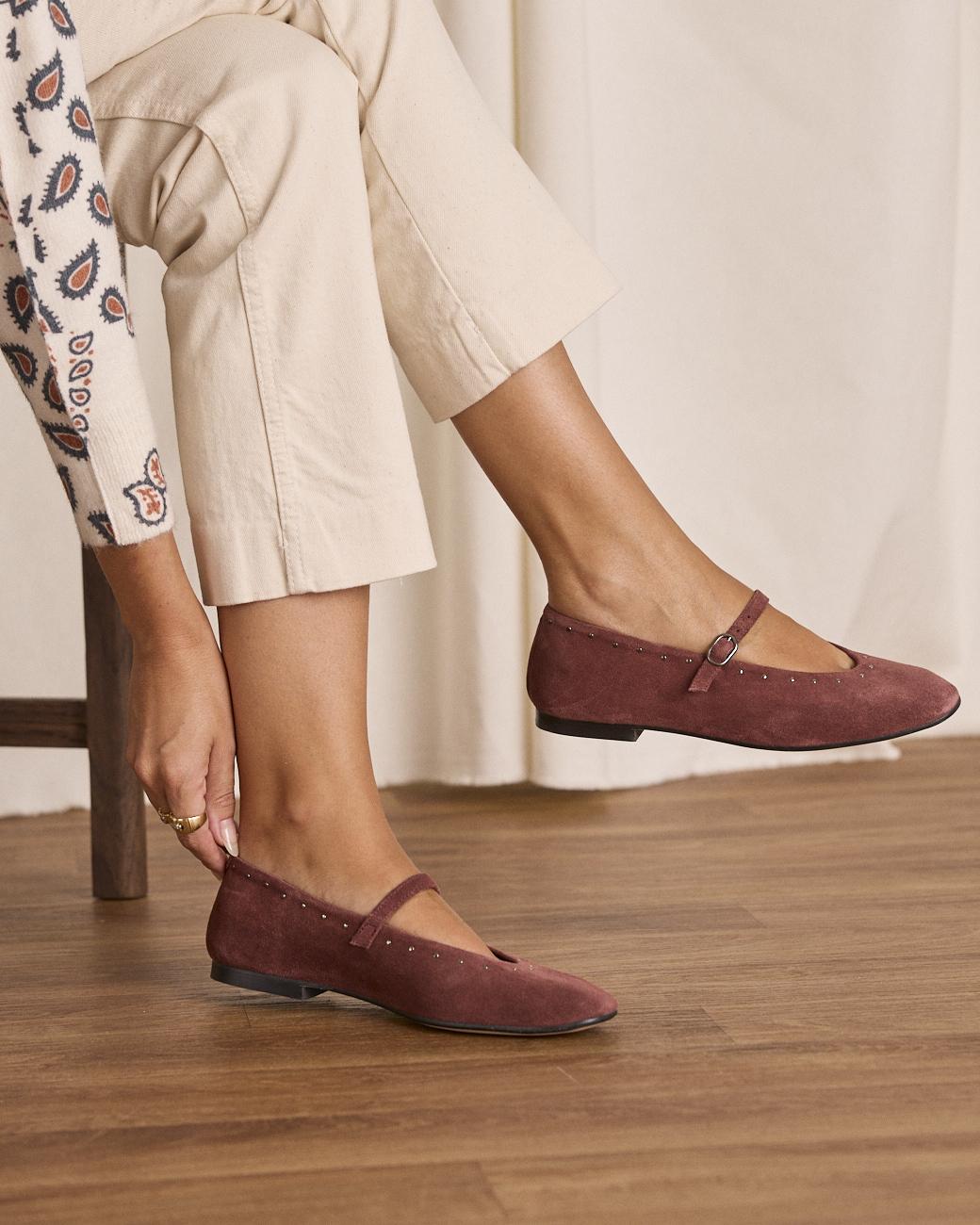 Merceditas con Fascia in pelle Shanna