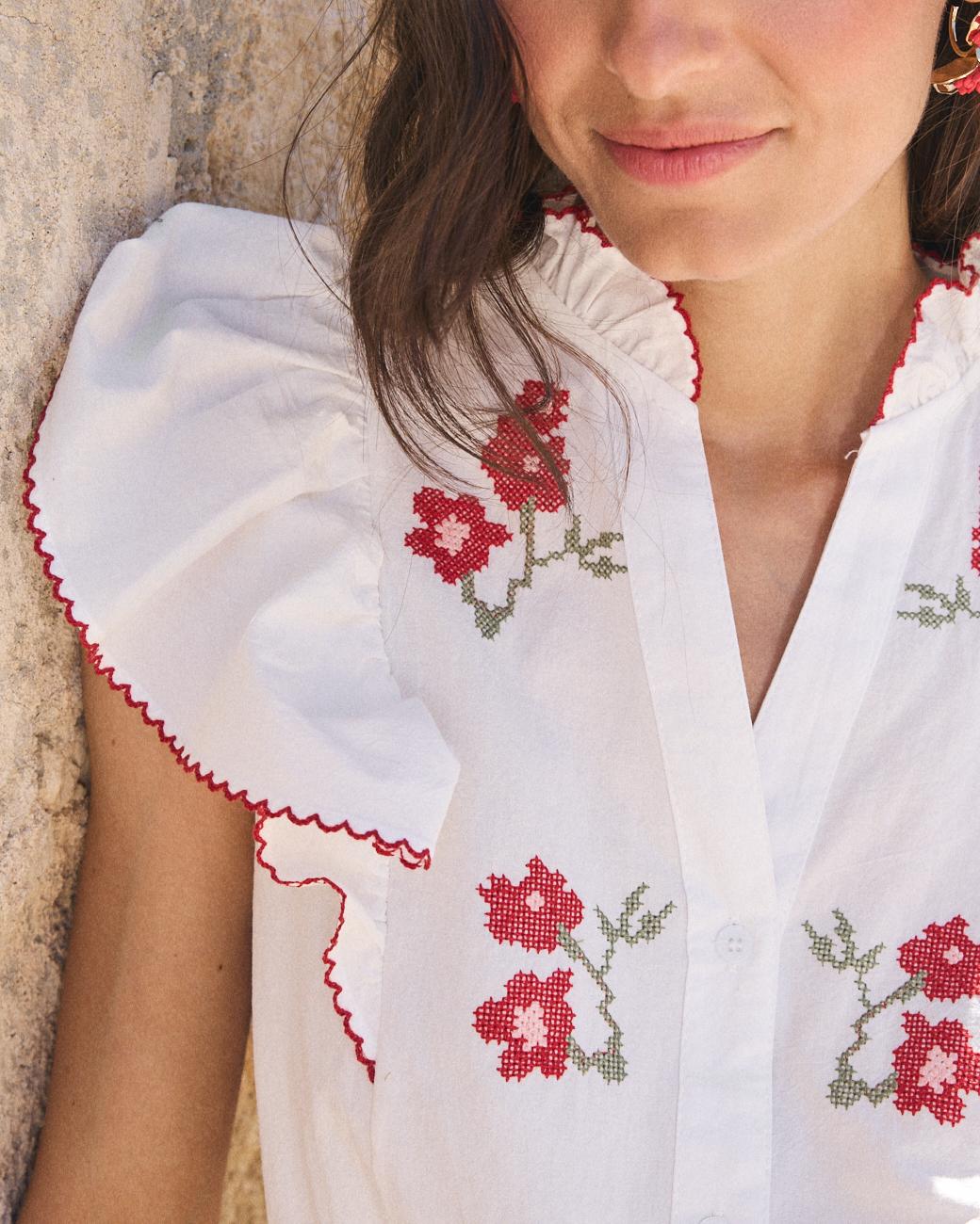 Camicia a Manica Svasata Flaria