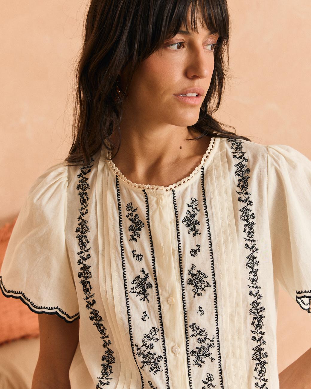 Camicia Ricamata Rubina
