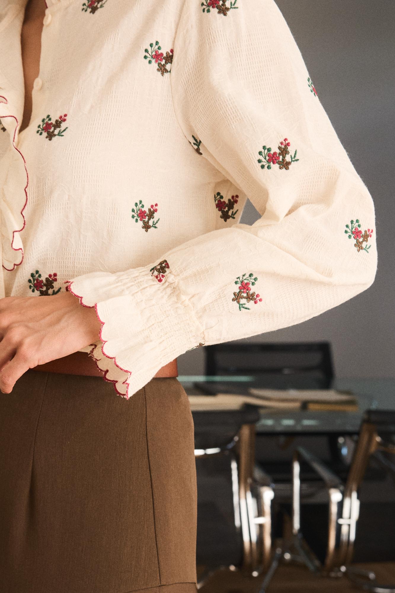 Camicia a fiori Halo