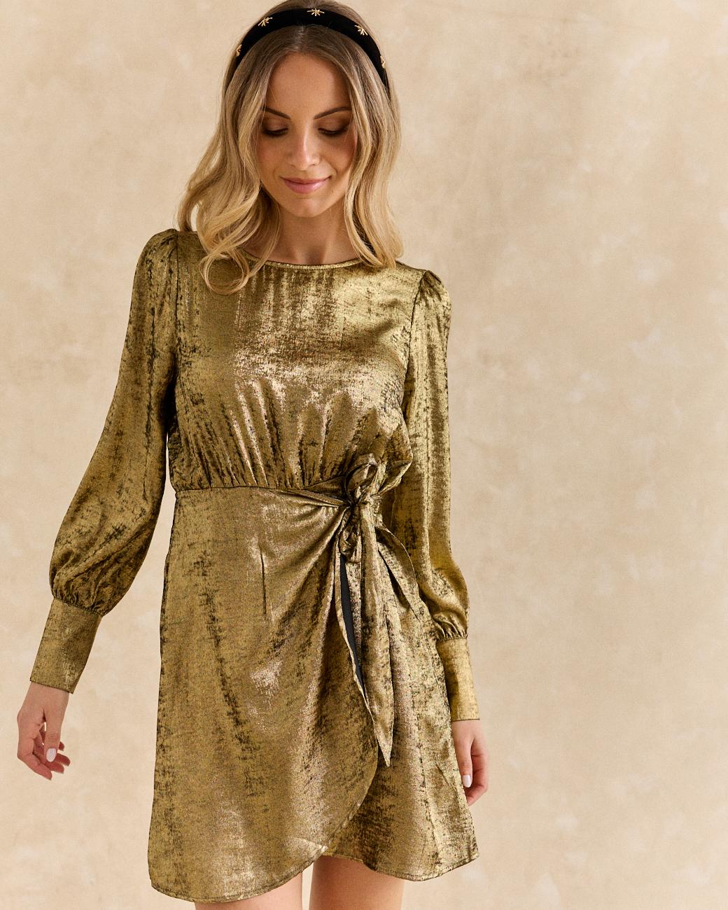 Vestito Dorato Melisa