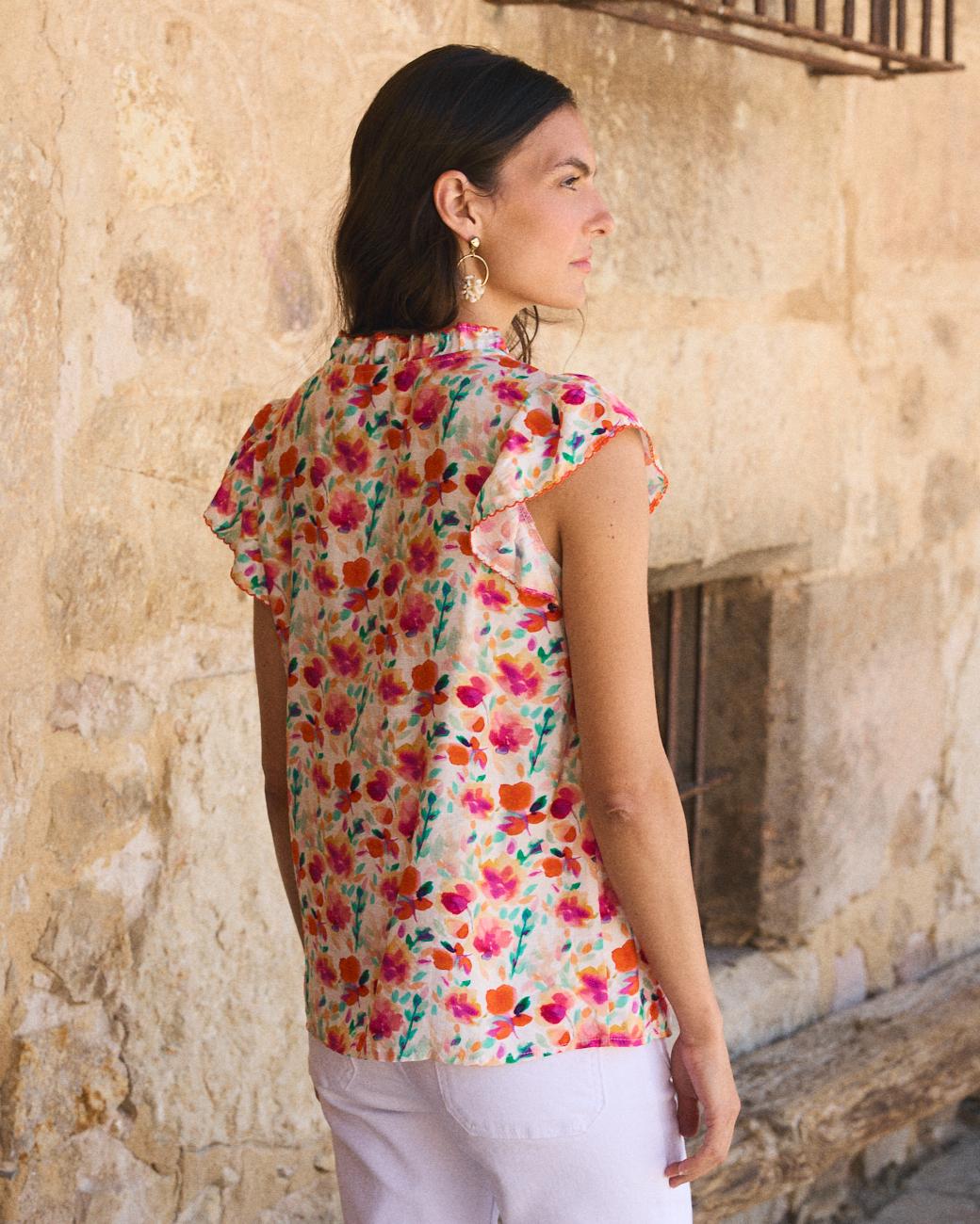 Camicia con Fiori Agustina