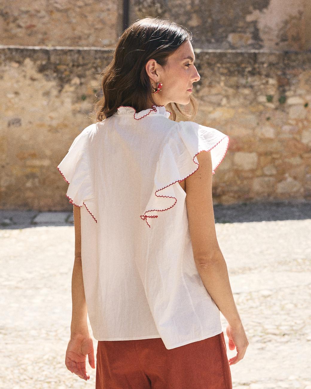 Camicia a Manica Svasata Flaria