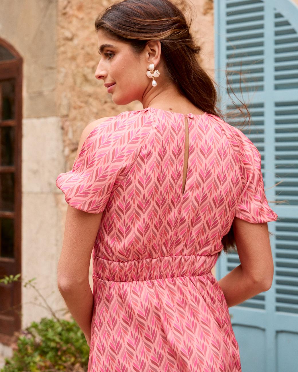 Vestito con Stampa Rolle
