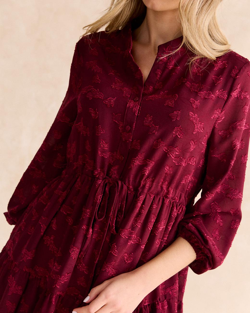 Vestito Floccato Ali
