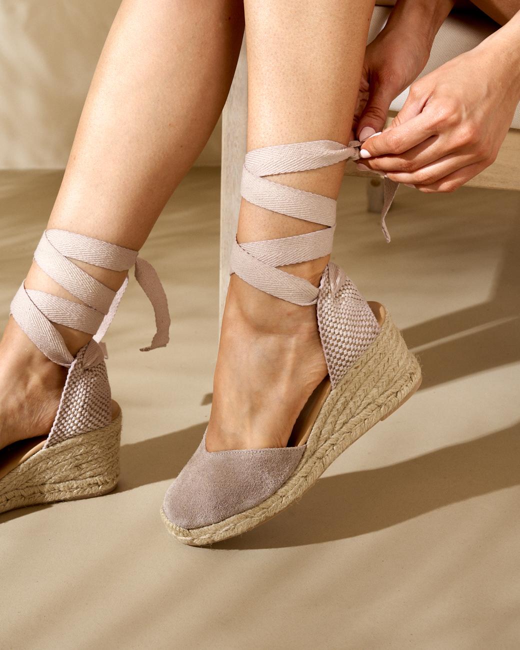 Espadrillas con zeppa Martina