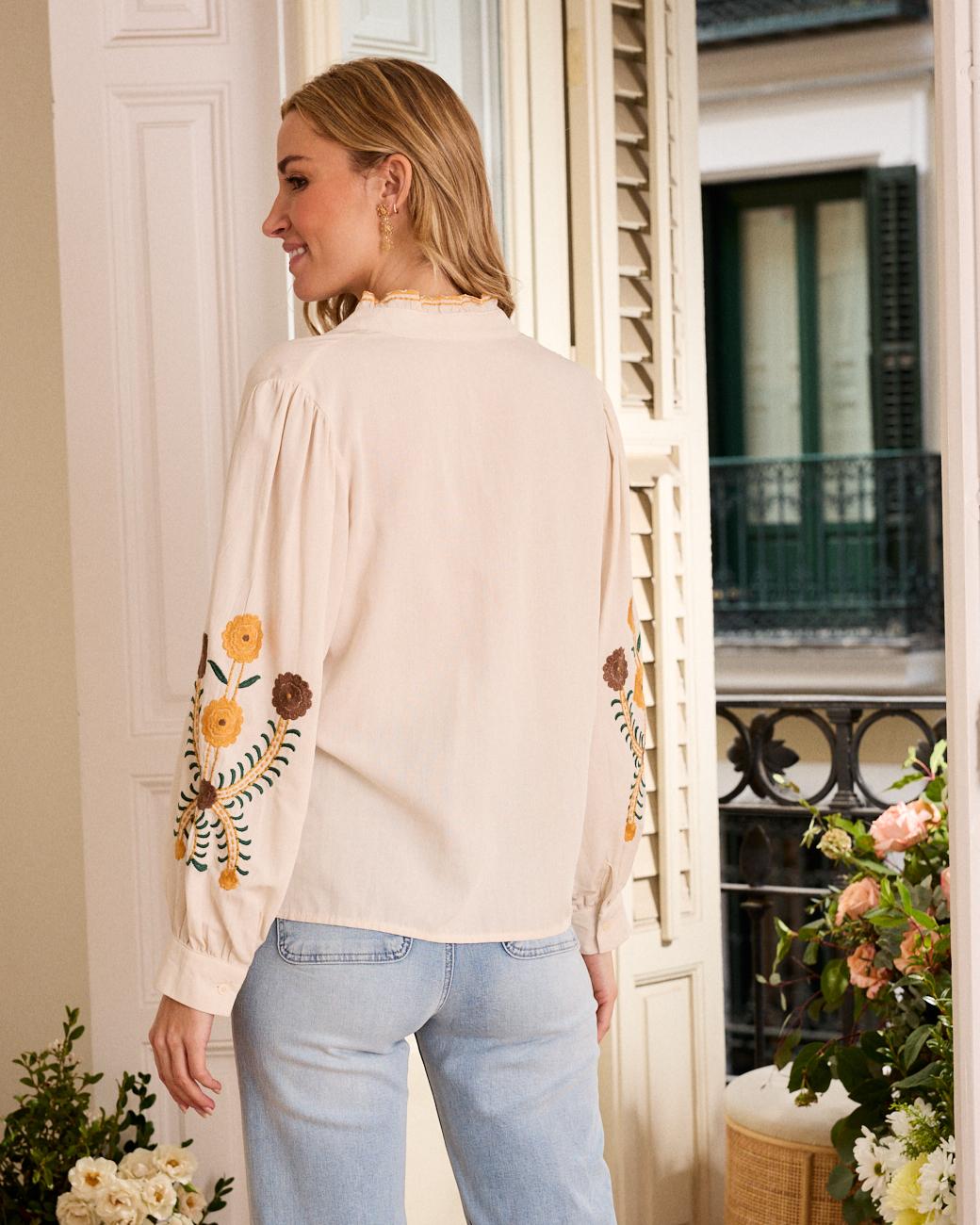 Camicia a fiori Mérida