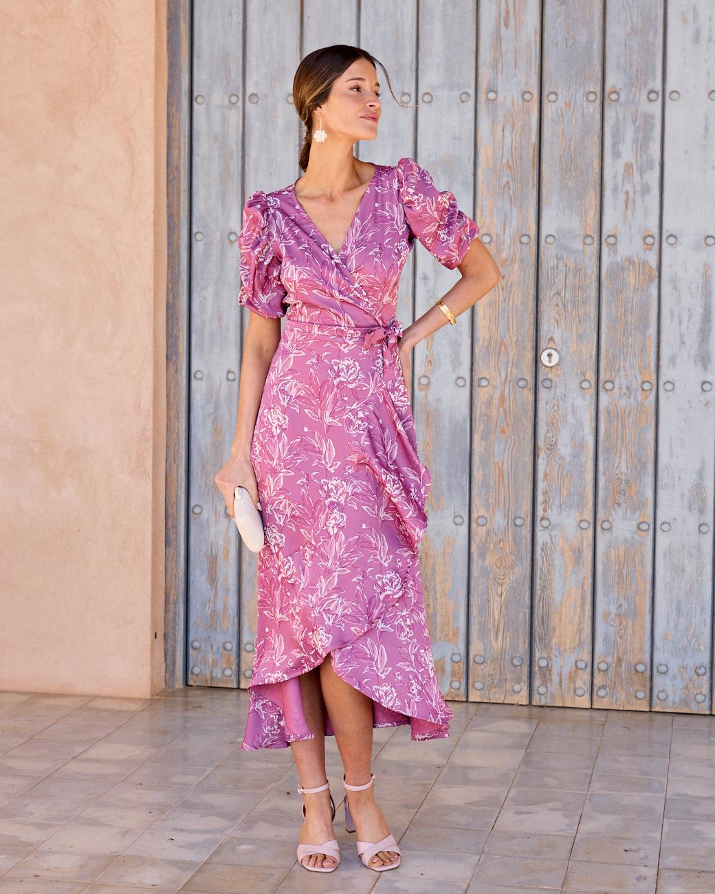 Vestito con Scollo Violetta