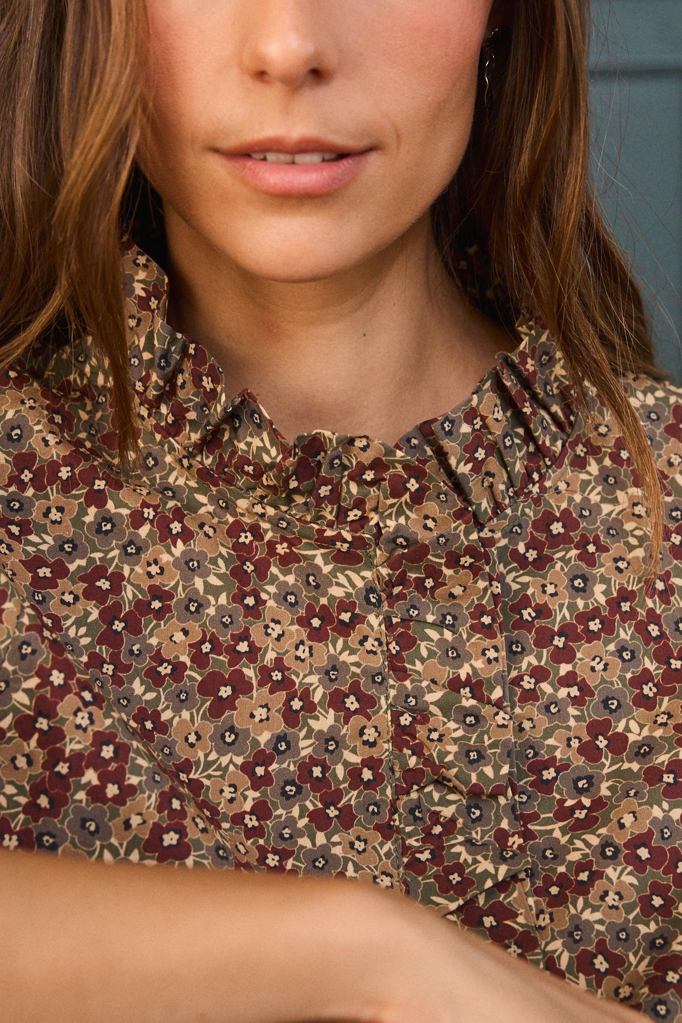 Camicia a fiori Ondine
